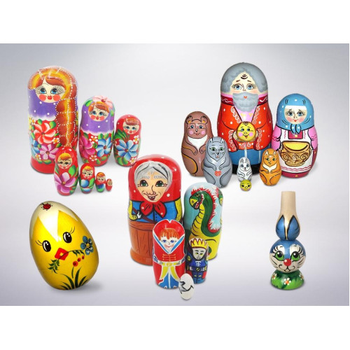 Комплект народно-патриотических игрушек для детского сада